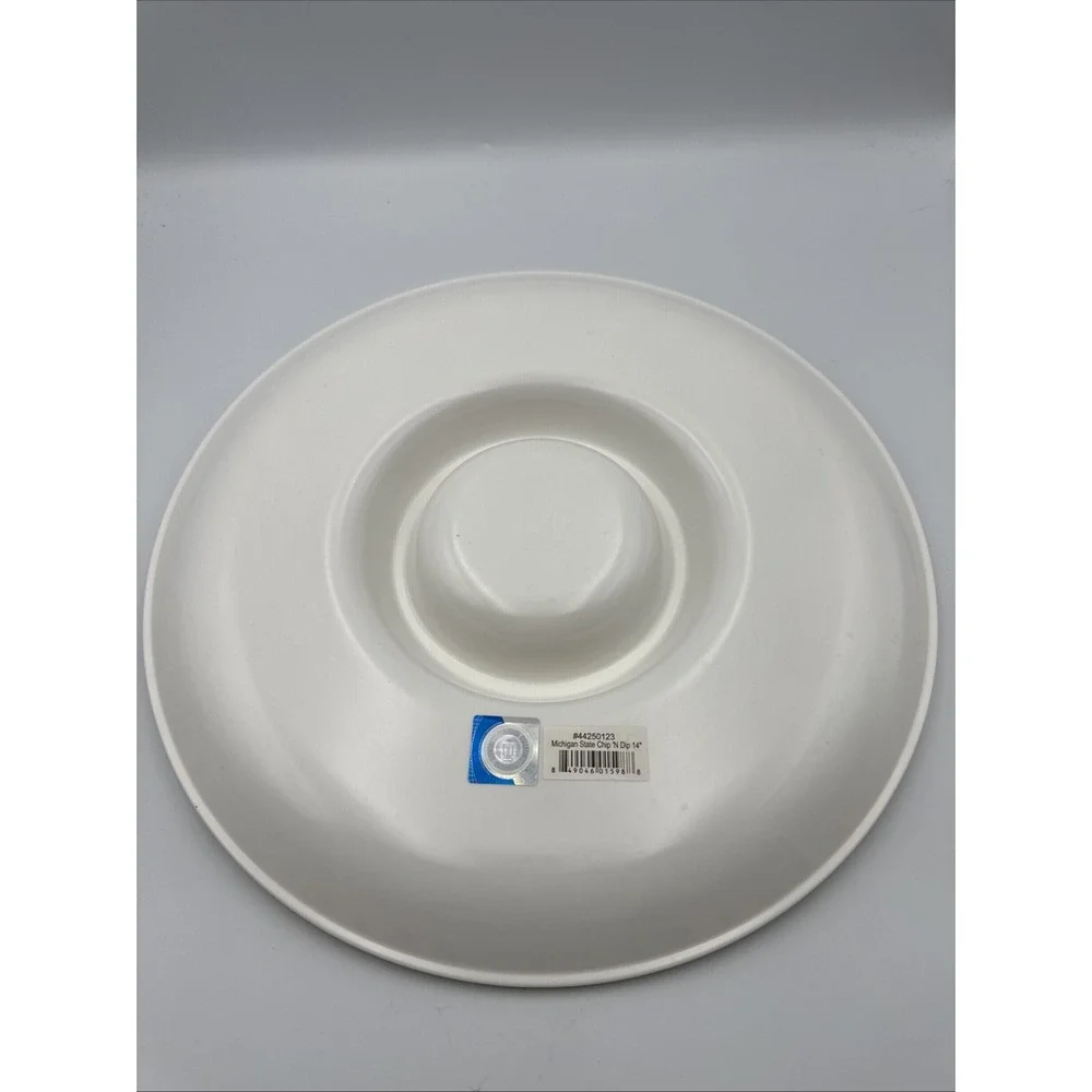Michigan State Football Chip & Dip Tray Official Team Logo Game Day 14